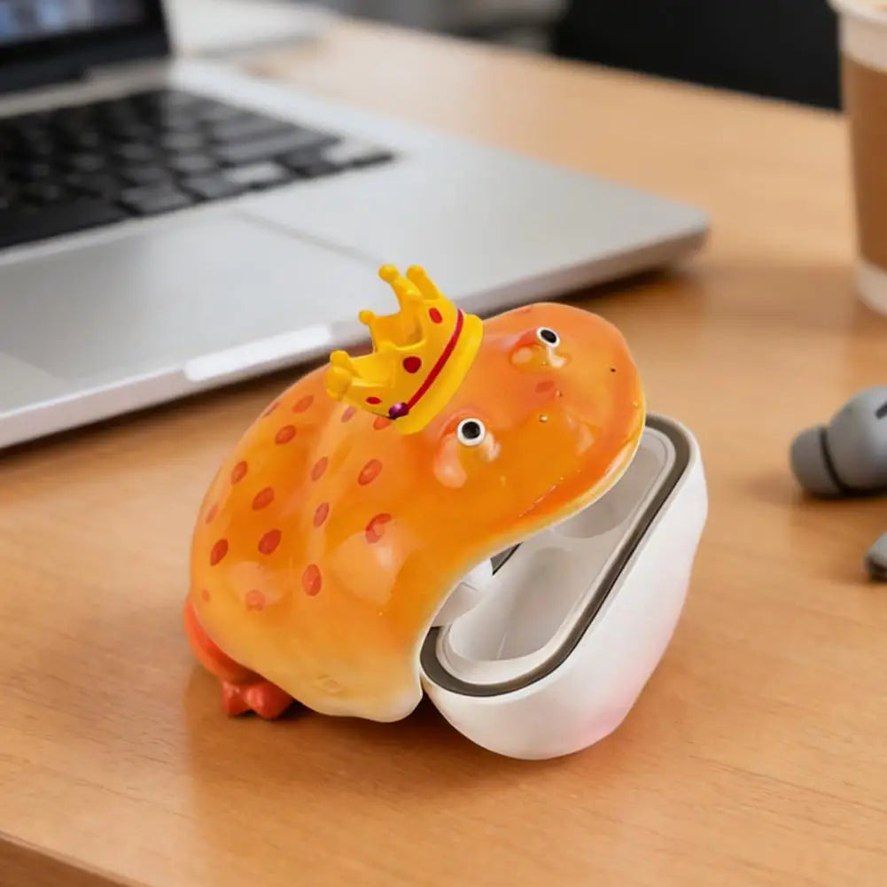 Crown Frog Earbud Case for AirPods