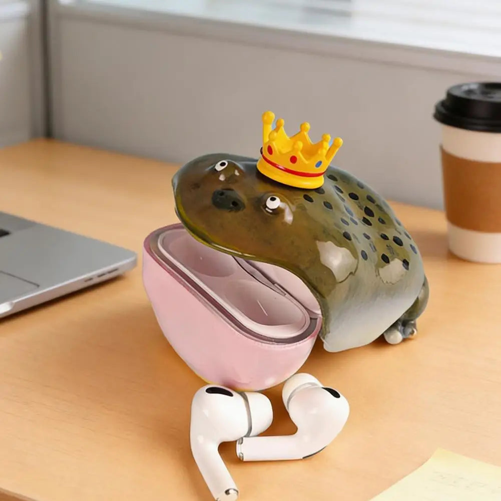 Crown Frog Earbud Case for AirPods