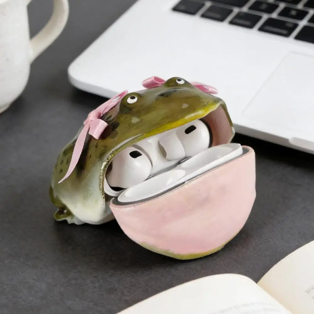 Bow Frog Earbud Case for AirPods