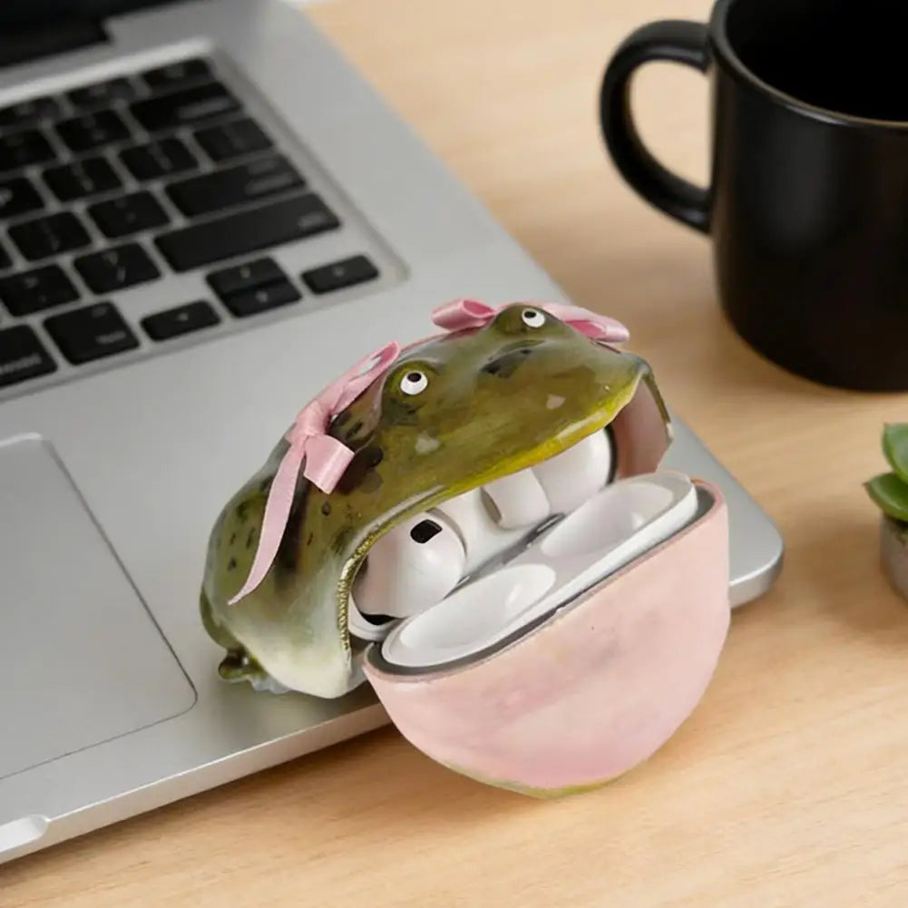 Bow Frog Earbud Case for AirPods