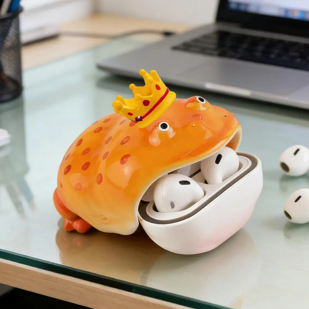 Crown Frog Earbud Case for AirPods