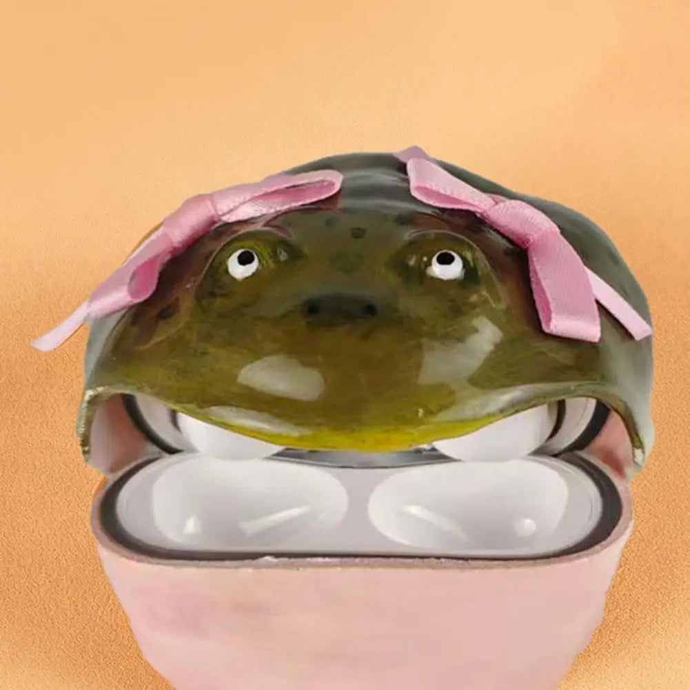 Bow Frog Earbud Case for AirPods