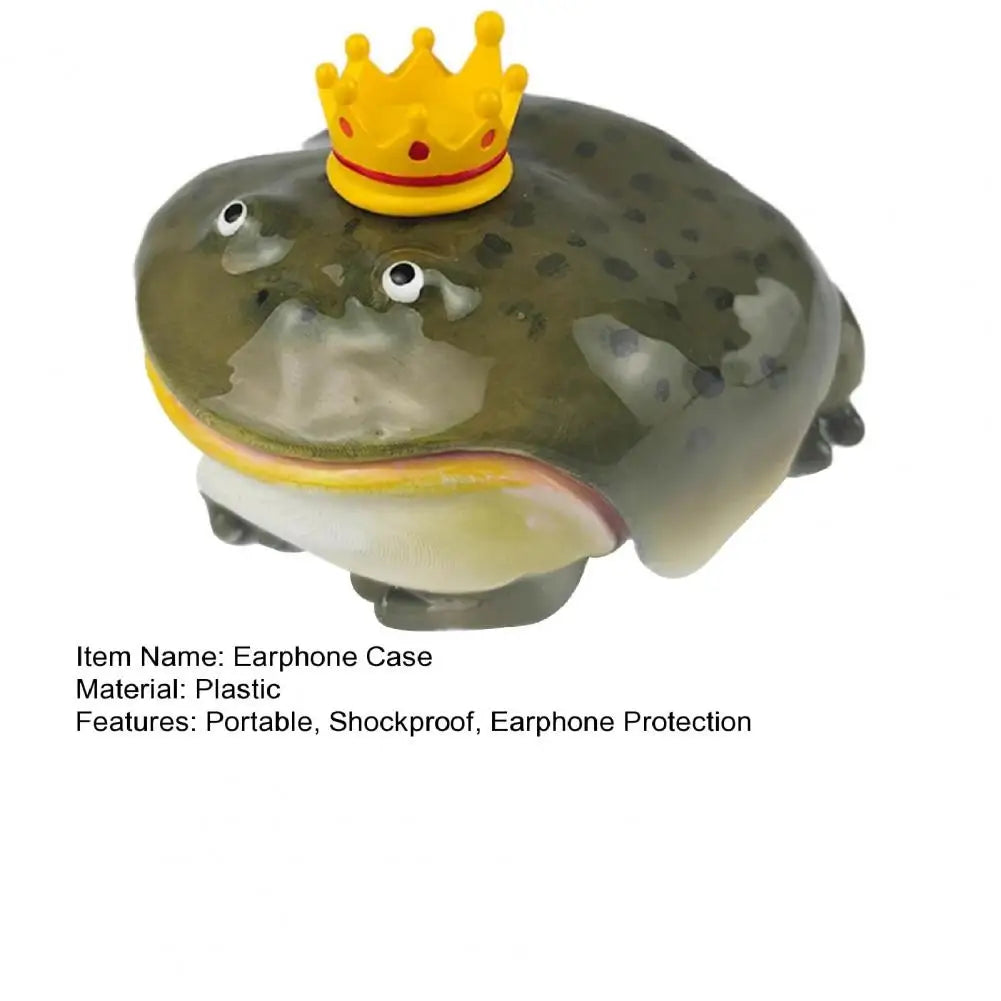 Crown Frog Earbud Case for AirPods