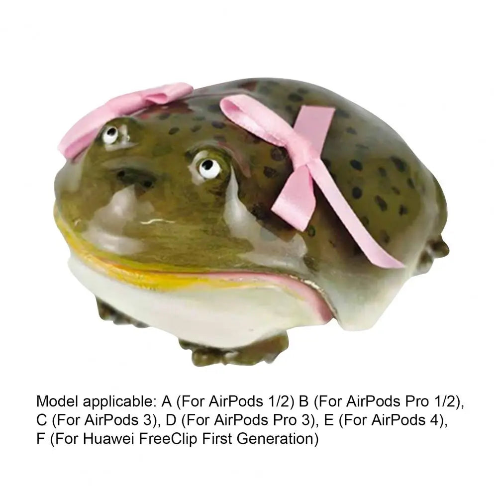 Bow Frog Earbud Case for AirPods