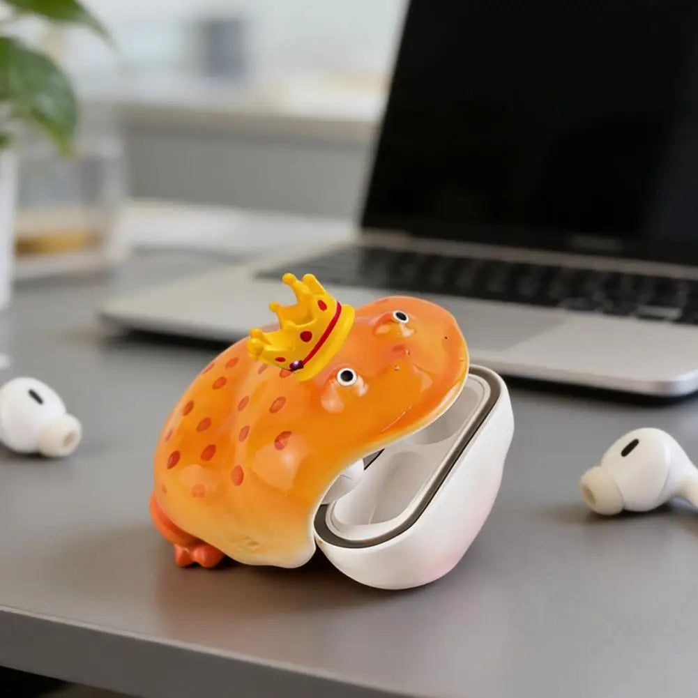Crown Frog Earbud Case for AirPods